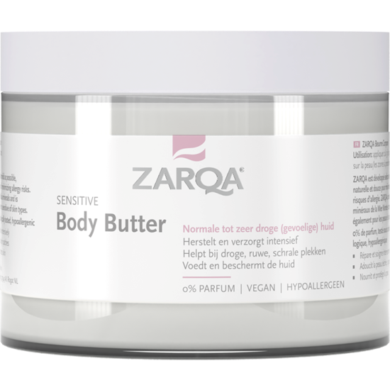 ZARQA BODY BUTTER SENSITIVE 250ML GEEN PARFUM